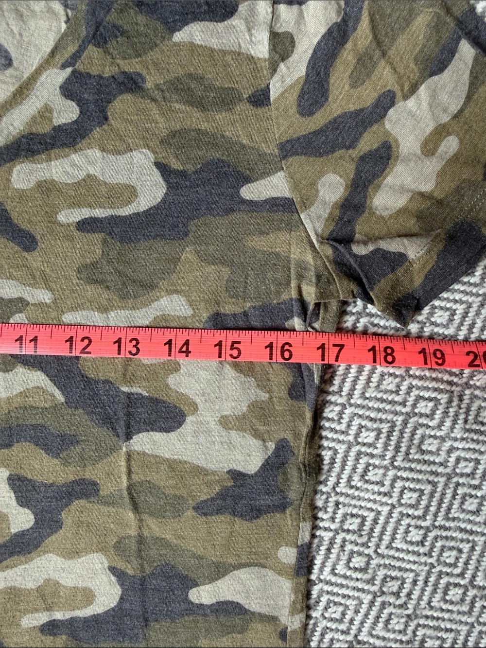 Arizona Jean Company Camo V-Neck Short Sleeve Tee - Olive, Khaki, Black - Picture 3 of 9